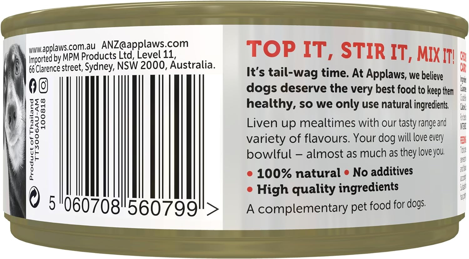 Taste Toppers 100% Natural Wet Dog Food Chicken Breast with Beef Liver & Vegetables in Broth Tin 156G (Pack of 16), Limited Ingredients Pet Food