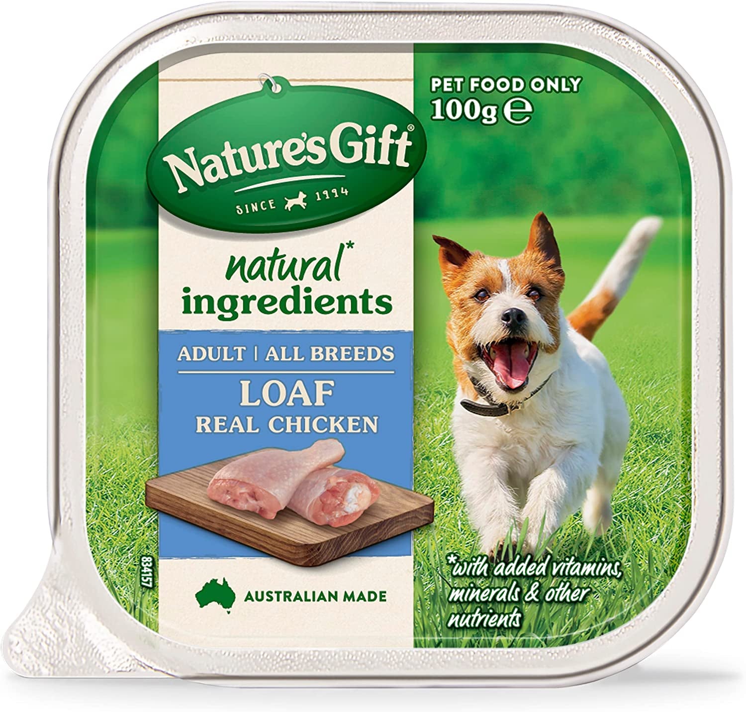 Loaf Real Chicken Adult Dog Wet Food 100G (Pack of 24)