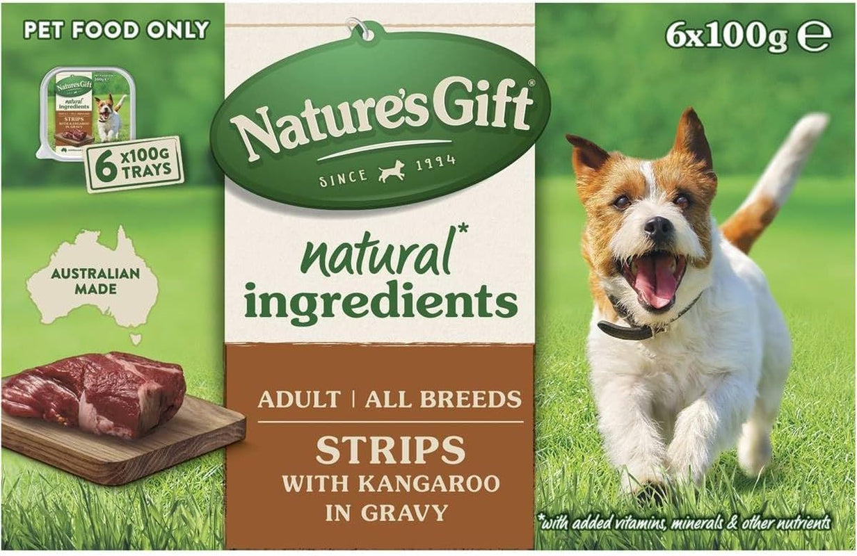 Natural Ingredients Adult Kangaroo Wet Dog Food 100 G (Pack of 6)