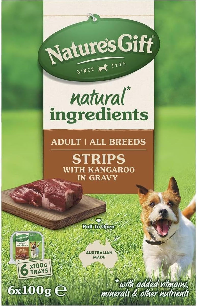 Natural Ingredients Adult Kangaroo Wet Dog Food 100 G (Pack of 6)