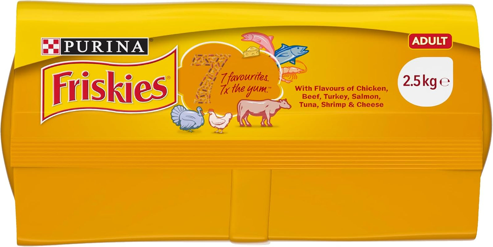 FRISKIES Adult Dry Cat Food 7 2.5Kg