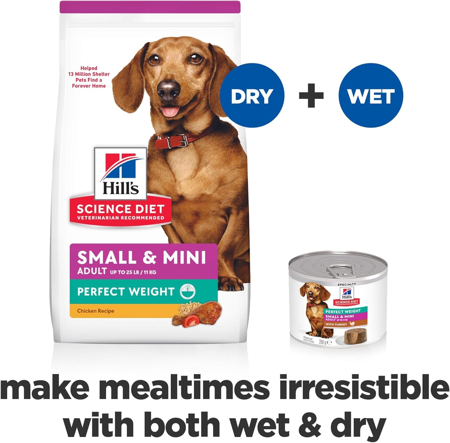 Perfect Weight Small & Mini with Turkey Canned Dog Food 12X200G