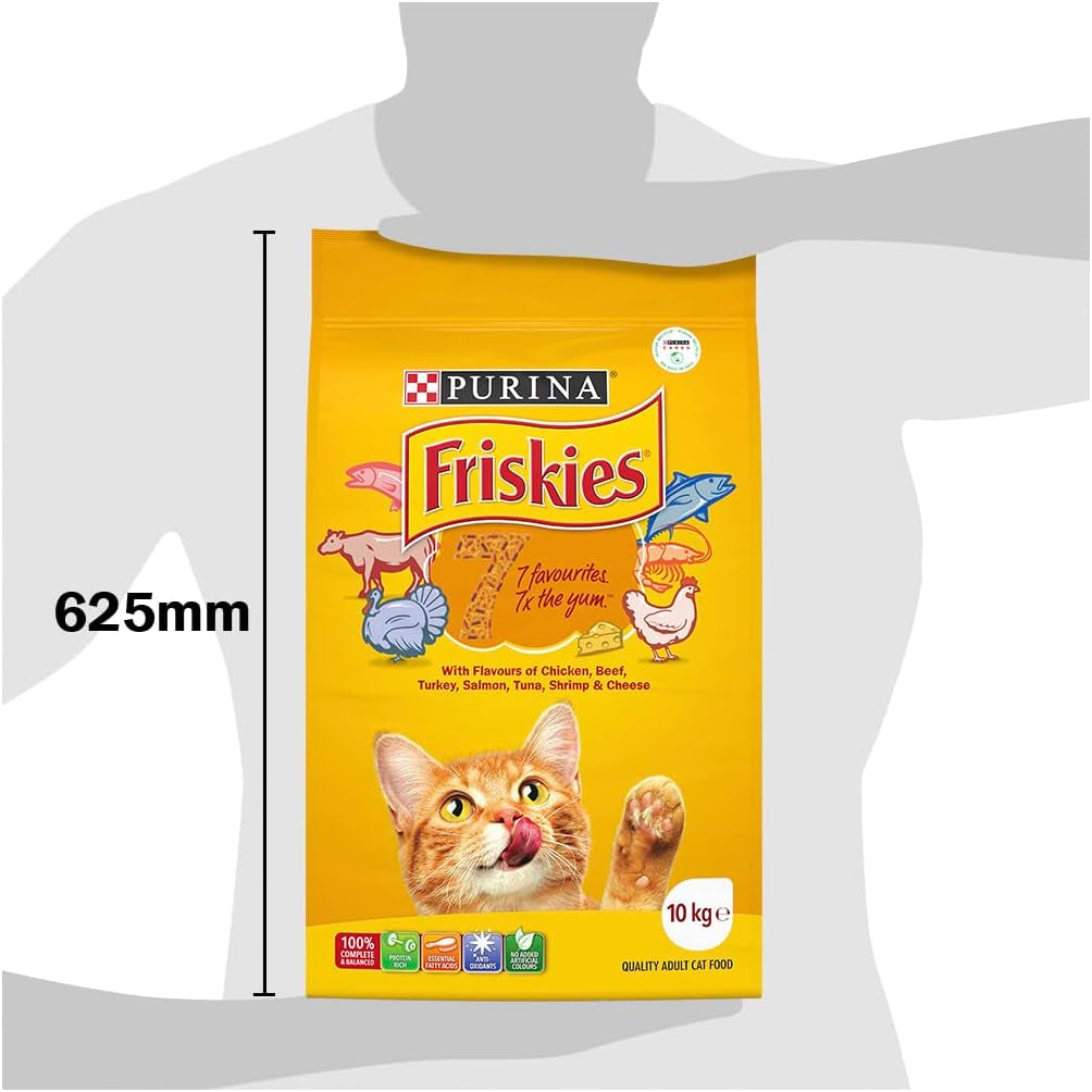 FRISKIES Adult Dry Cat Food 7 10Kg