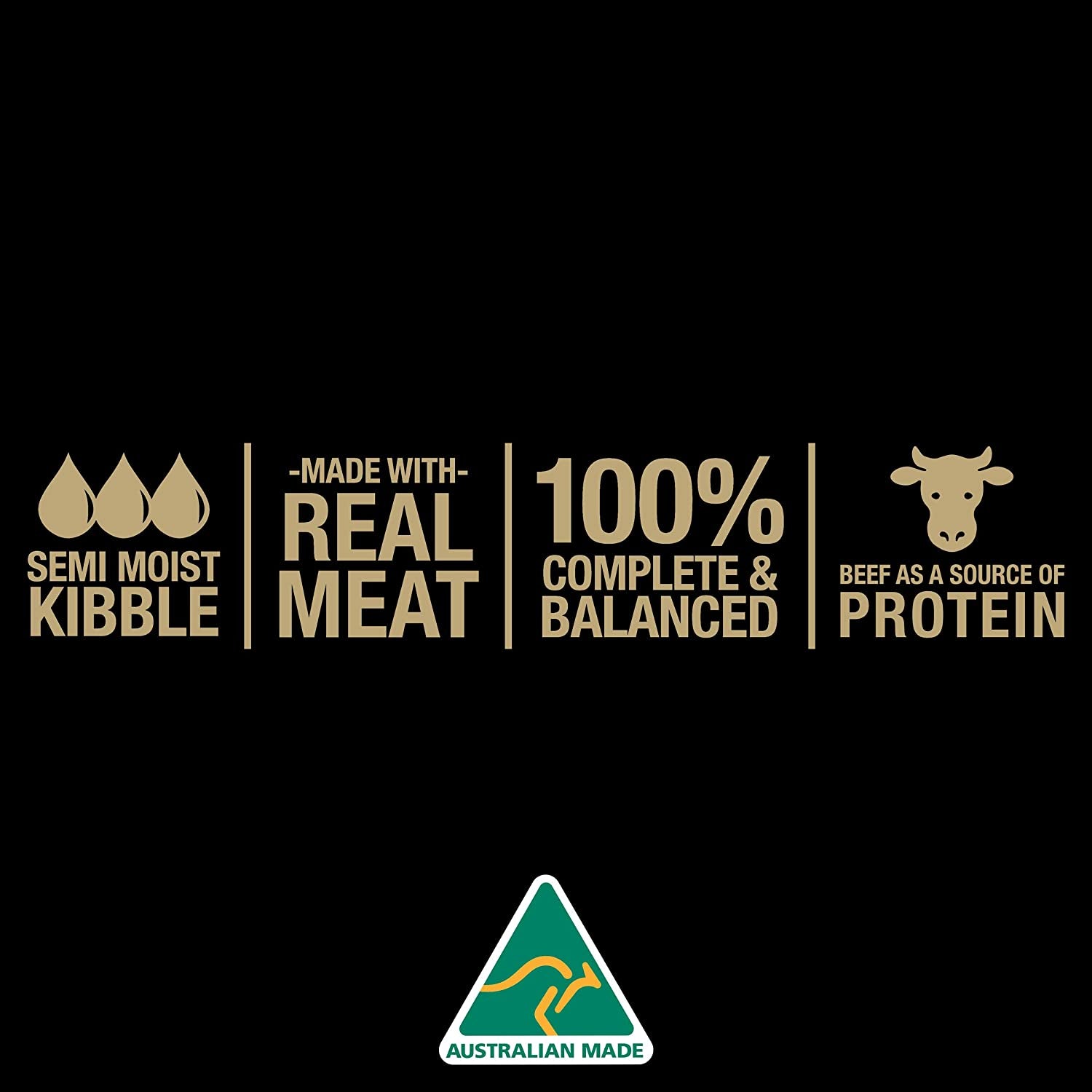 Adult Dry Dog Food Gourmet Beef & Vegetables 1.5Kg Bag, 4 Pack