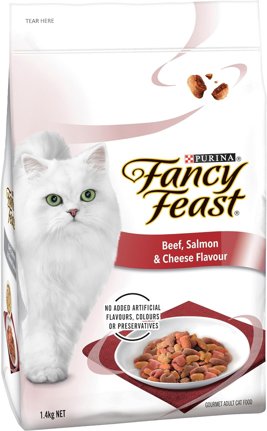 Fancy Feast Beef Salmon & Cheese X 1.4Kg