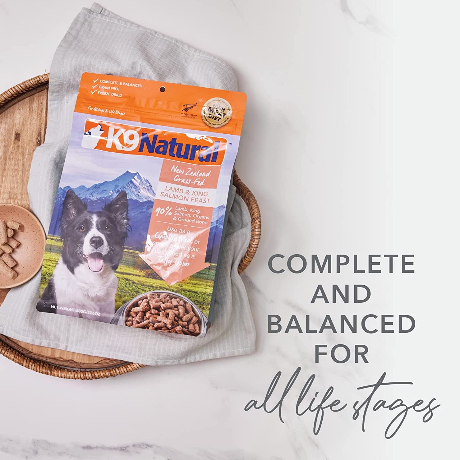Grain-Free Freeze Dried Dog Food Topper or Meal Mixer (Lamb)