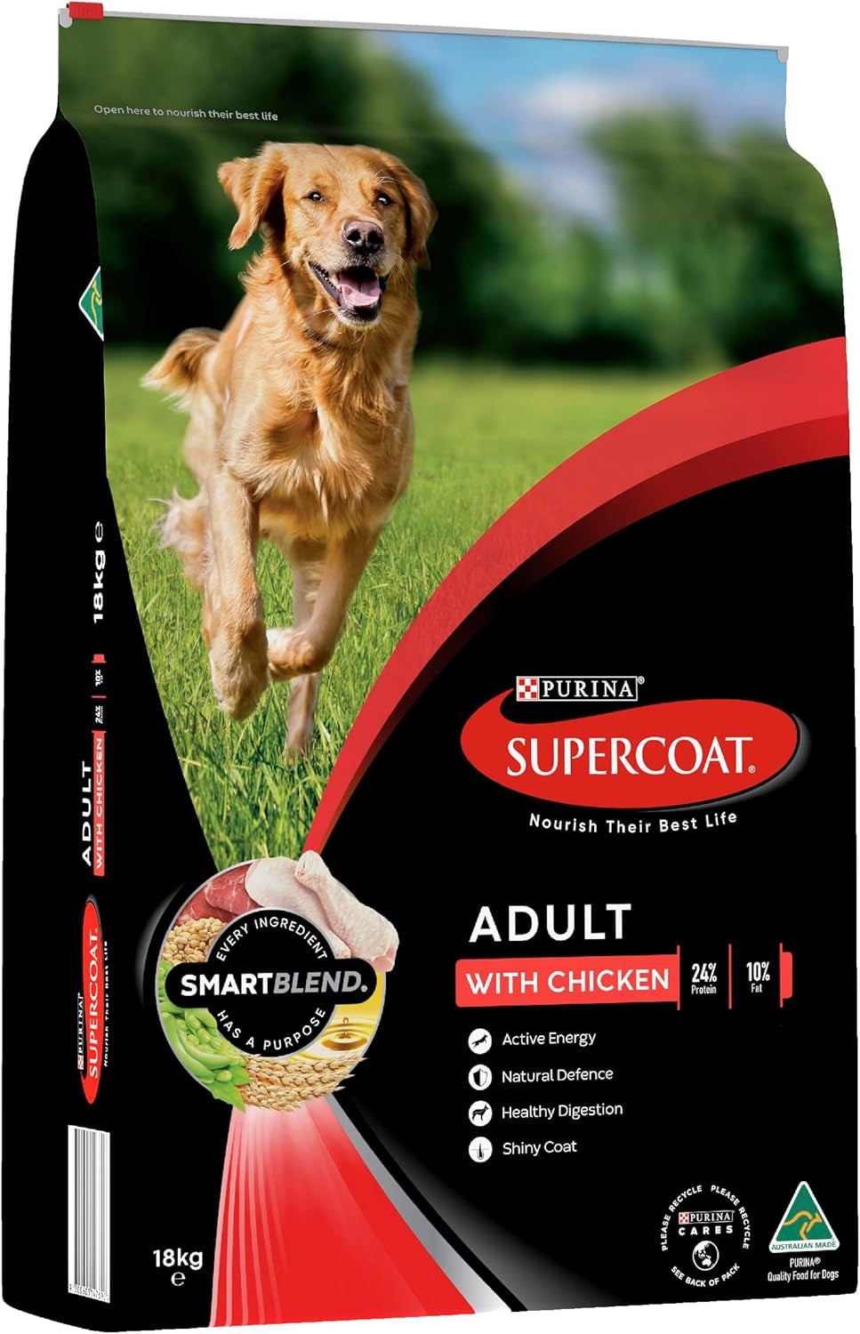 SUPERCOAT SMARTBLEND Adult Dry Dog Food Chicken 18Kg