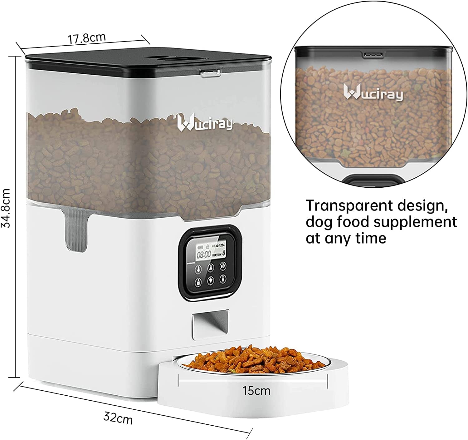 Automatic Pet Feeder 6L