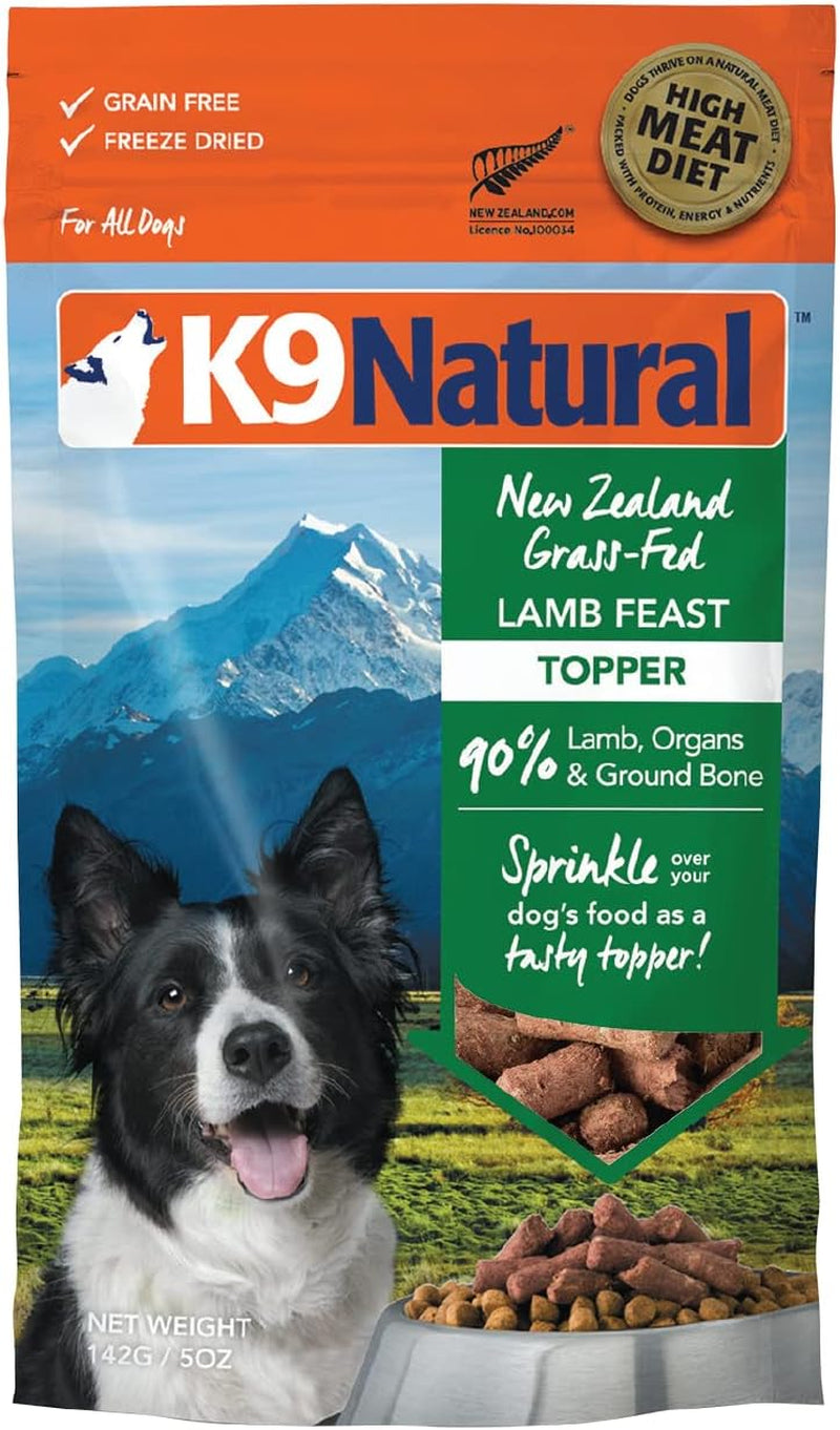 Grain-Free Freeze Dried Dog Food Topper or Meal Mixer (Lamb)