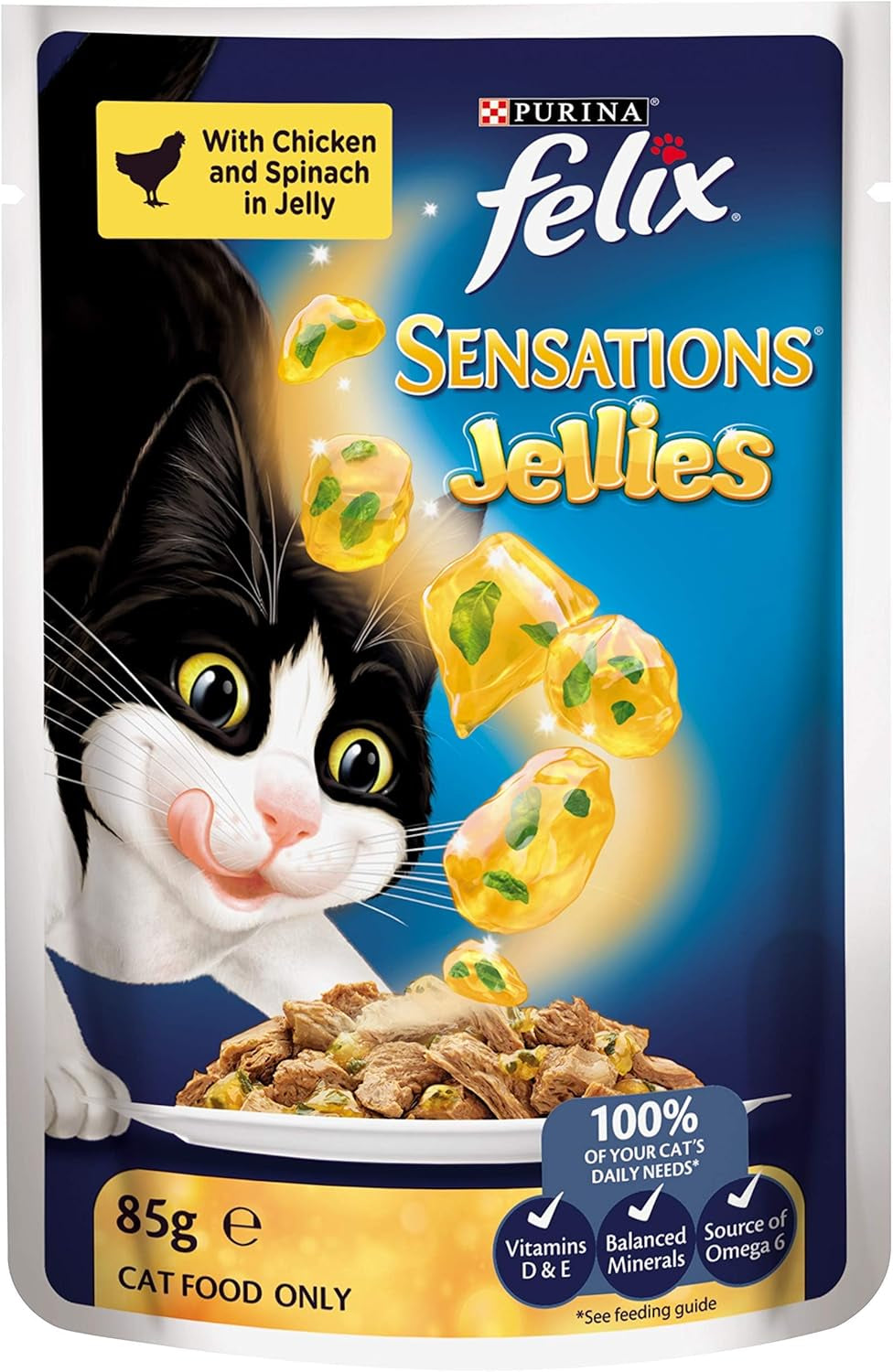 Sensations Adult Wet Cat Food Favourites Menu Jellies 60X85G