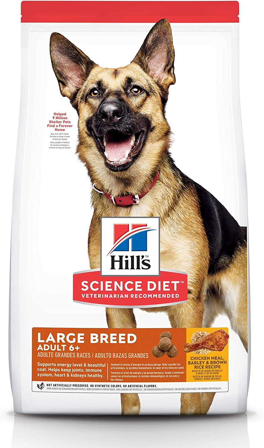 6+ Large Breed Chicken Dry Dog Food 12Kg