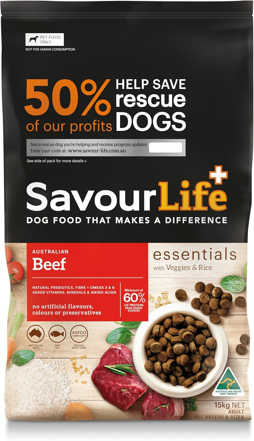 Essentials Beef Adult Dog Food 15Kg