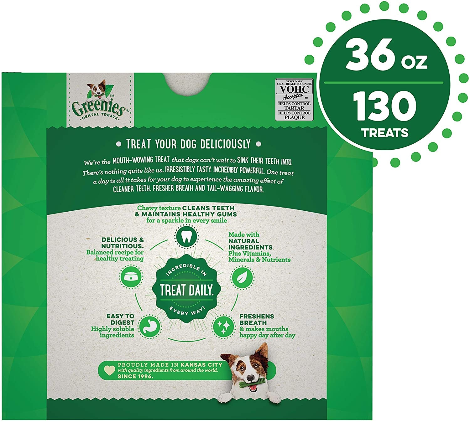 Original Flavour Dental Treat for Teenie Breed Dogs, 1 Kg