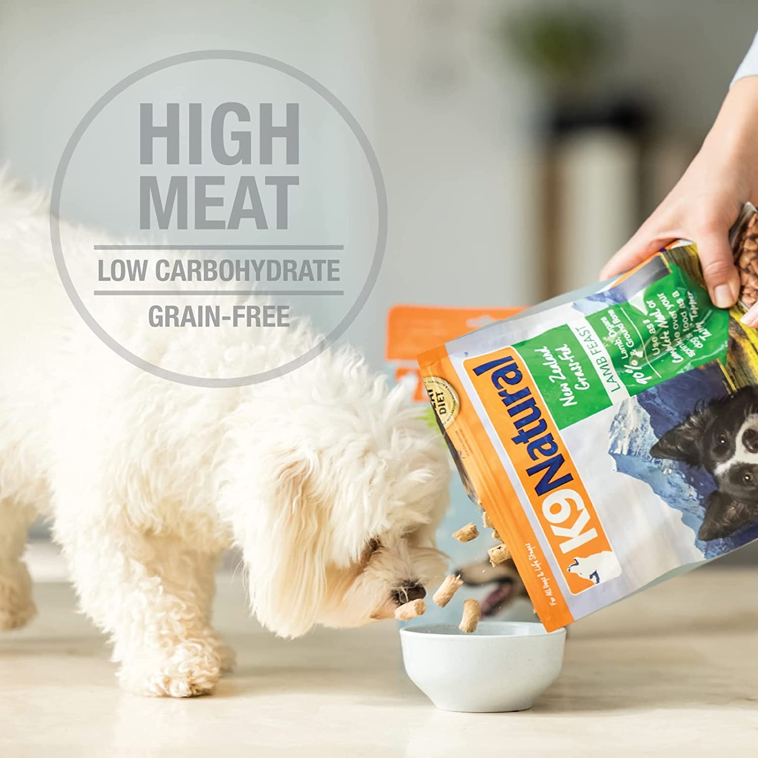 Grain-Free Freeze Dried Dog Food Topper or Meal Mixer (Lamb)