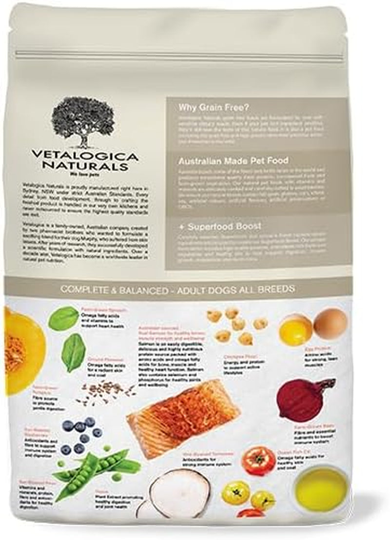 Naturals Premium Quality Grain Free Salmon Adult Dry Dog Food 13 Kg