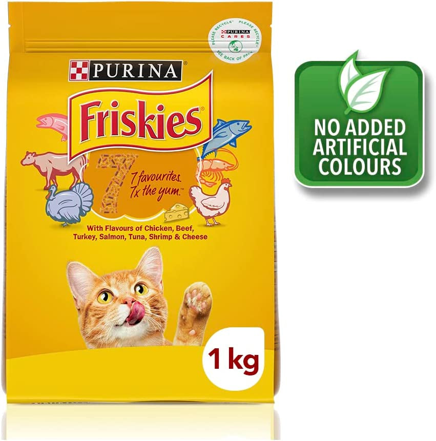 FRISKIES Adult Dry Cat Food 7 2.5Kg