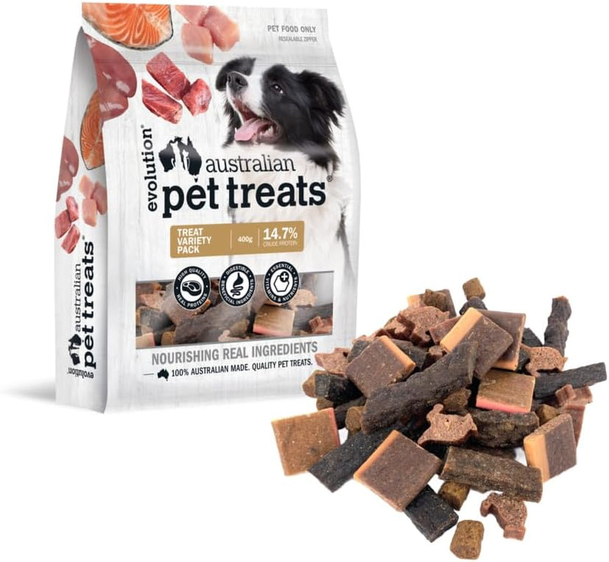 Treat Variety Pack of Mixed Soft Treats for Dogs 400G