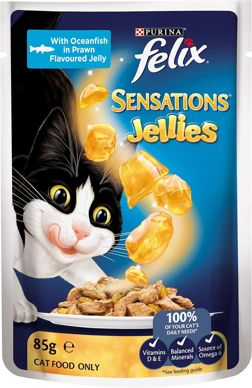 Sensations Adult Wet Cat Food Favourites Menu Jellies 60X85G