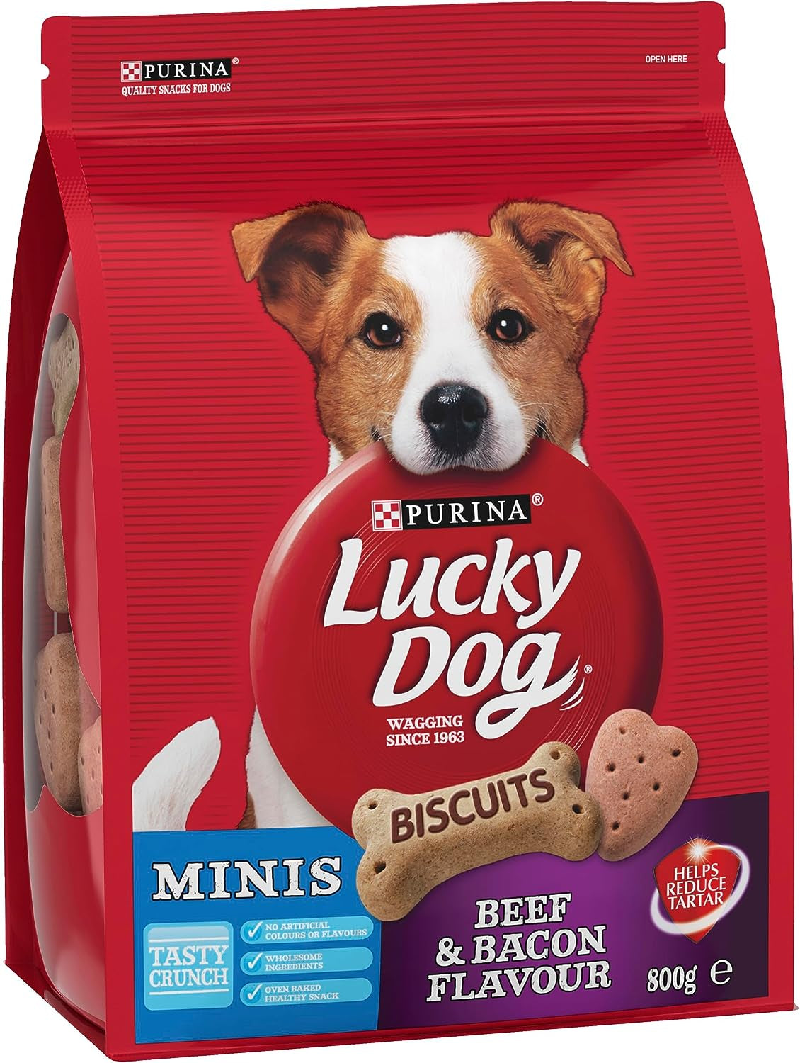 Adult Dog Dog Treats Mini Beef and Bacon 800G