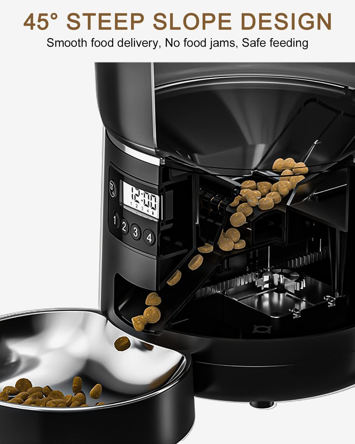 Automatic Cat Feeder, Automatic Pet Feeder with Wifi