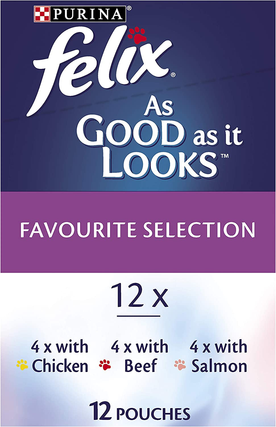 as Good as It Looks Adult Wet Cat Food Favourites Selection 60X85G